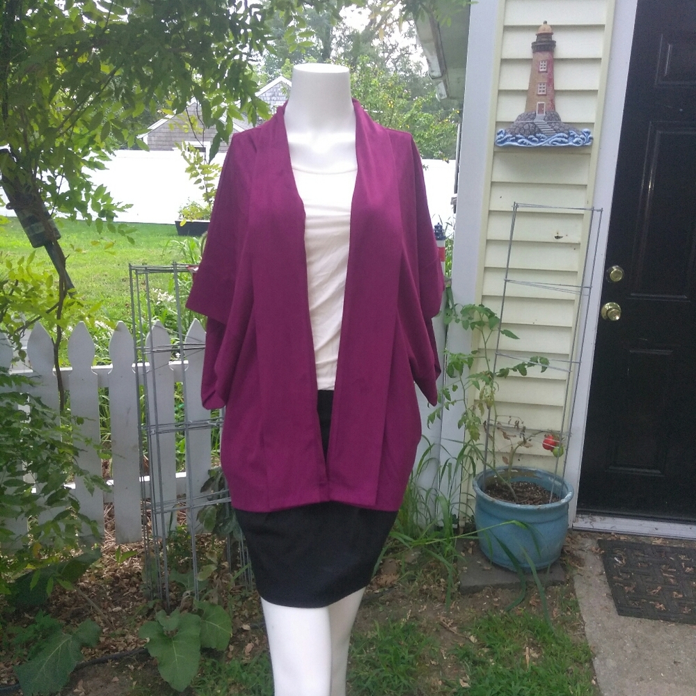 Pink Berry Suede Wrap